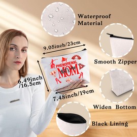 BWWKTOP DST 1913 Sorority Cosmetic Makeup Bag 1913 Sorority Gift Phenomenal Mom That's Me Sorority Zipper Pouch Bag Greek Sorority Paraphernalia, 1913 Phenomenal, Bag