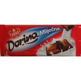 Dorina Chocolate bar form Croatia (Milk - Milk Chocolate 80g 3Pack)