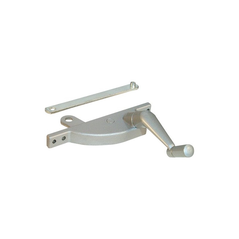 Prime-Line H 3550 Aluminum Finish Off-Set Right-Hand Jalousie Operator (Single