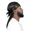 Silky Satin Durags for Men (White)