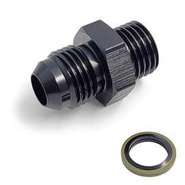 M14x1.5 to 6AN Fitting - Straight Metric to Flare Male Adapter