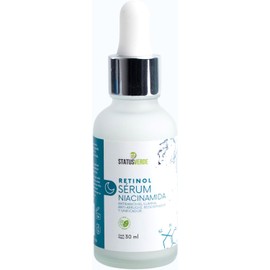 Serum facial ANTI IMPERFECCIONES, de NIACINAMIDA con RETINOL y Avena, elimina textura y marcas en la piel por acné y edad, 30ml