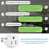 3 Prong Light Bulb Socket Adapter, Polarized Outlet, Light Socket