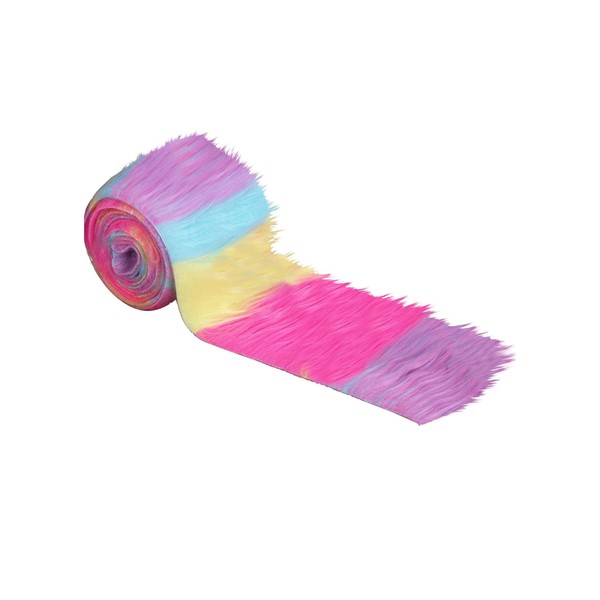 Faux Fur Fabric Trim for Crafts | Pastel Patch Fur