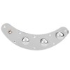 Electric Bass Control Plate Assembly Silver Guitar Musical Instrument Accessories