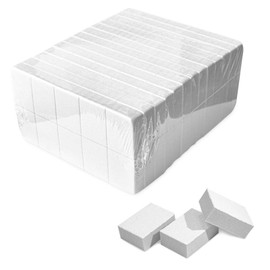 Karlash - Lima de uñas (tamaño pequeño, grano 80/100, 2 caras, 130 unidades), color blanco