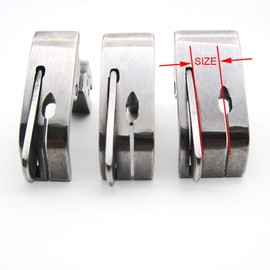 CKPSMS brand - 3PCS INDUSTRIAL SEWING MACHINE HINGED RIGHT GUIDE FEET Compatible with JUKI DDL-127, DDL-227, DDL-500 CONSEW 210,218,219#SP-18 1/16+1/8+1/4 (SP-18R 1/16+1/8+1/4 with Right Guide)