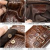 Mens Fanny Pack, Rugged Genuine Leather Waist Bags for Men