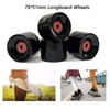 TONLOOEEL 70mm Longboard Wheels 80A Contains ABEC-9 Bearings and Spacers,Skateboard