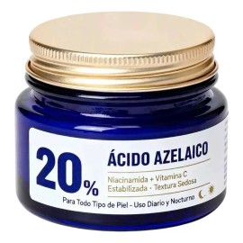 Ácido Azelaico Crema Con 20% Vitamina C Y Niacinamida Todo Tipo De Piel Día/noche