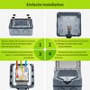 Vonsera Outdoor Socket Waterproof IP66, Outdoor Socket Waterproof with Switch