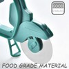 KASESSS Motorcycle Pizza Cutter, Funny Stainless Steel Plastic Pizza Roller,