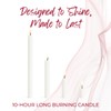 Biedermann & Sons 2 Pack Tall Taper Candles - Unscented