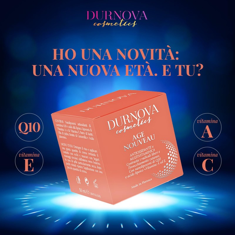 Age Nouveau anti-ageing cream with pronounced antioxidant effect and multivitamin