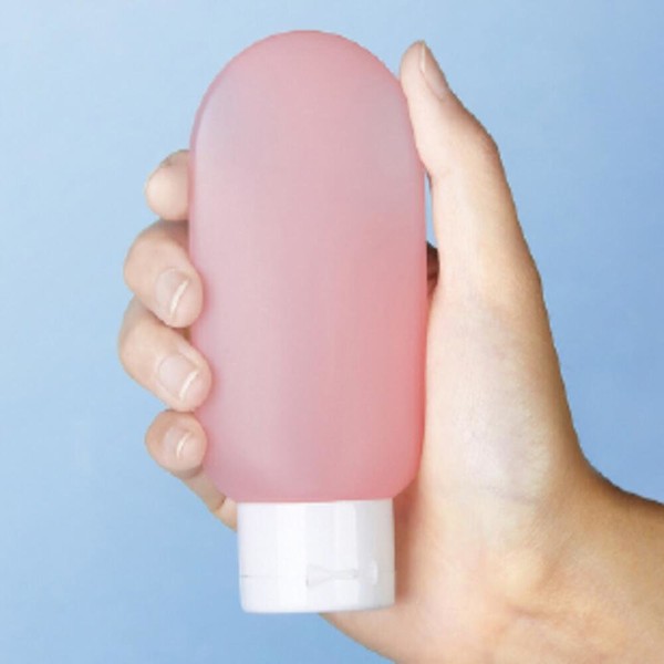 Travel cosmetic empty bottle set of 3 60ml lotion shampoo