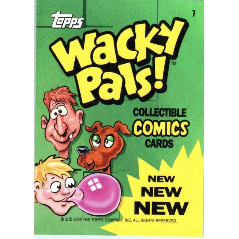 2024 WACKY PACKAGES ANS CHASE WACKY PALS COMICS CARD #