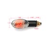 SFONIA 4pcs Motorcycle Indicator Light 12V Indicator Lights Motorcycle Indicator