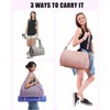 RHDZO Gym Bag for Women with Shoe Compartment Yoga Mat