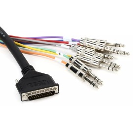 Hosa DTP-803 8-channel DB25 to 1/4" TRS Snake - 9.9'