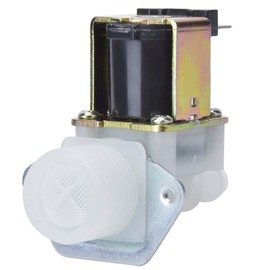 220v 3/4 Inch Household Water Solenoid Valve, Electric Solenoid Valve Inlet, 1-Way Inlet Plastic Connector