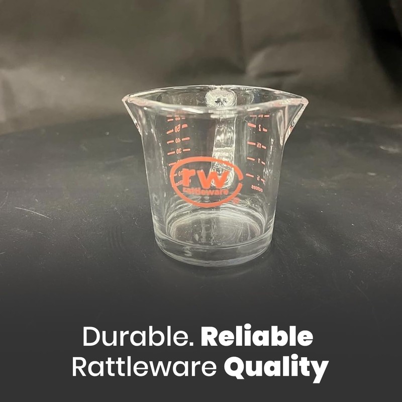 Rattleware 3 oz Espresso Shot Glass Pitcher with Handle -