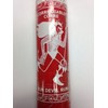 HERICAPUL Run Devil Run Red Candle in Glass (Corre Diablo