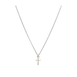 LANG XUAN Friendship Cross Necklace with Message Card Elephant Pendant for Women