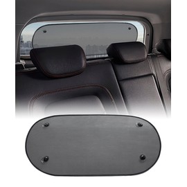 ESEWALAS Universal Rear Window Sunshade with Suction Cup, UV Protection Folding Auto Window Shade, Back Window Sun Shade for Car, Car Accessories for Baby, Pets, Children