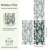 funlife Watercolor Static Cling Privacy Window Film, Grape Trellis 16.92"