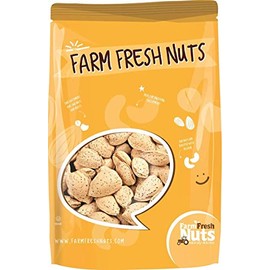 Natural In Shell Raw California Almonds (1 Lb.) - Pure Goodness Bursting with Natural Flavors - Vegan & Keto Friendly - Healthy for Snacking - Farm Fresh Nuts Brand