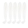 Spikey fishing lures 58mm Drop shot jig soft rubber shad for perch pike trout (WHITE GHOST)