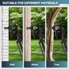 4Pcs M8 304 Stainless Steel Hook & Turnbuckle Hook, 600lbs
