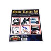 Gothic Letter Kit Stickers, Silver