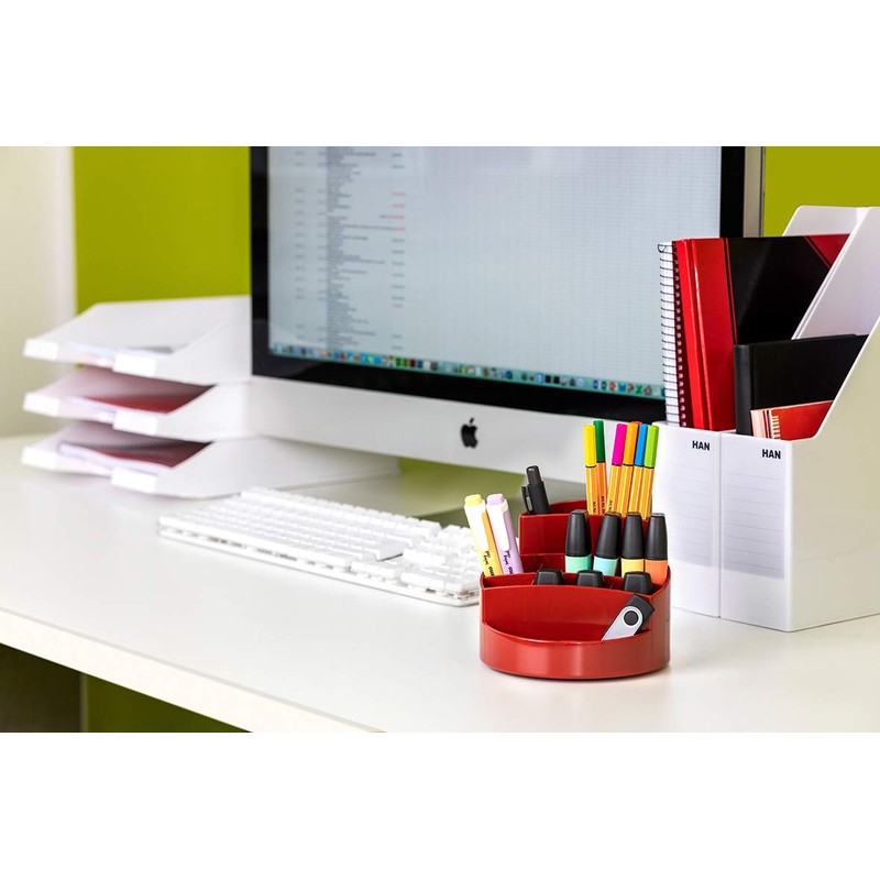 Han Rondo 17460-90, Desk Receptacle, Elegant, High Gloss, Premium Quality
