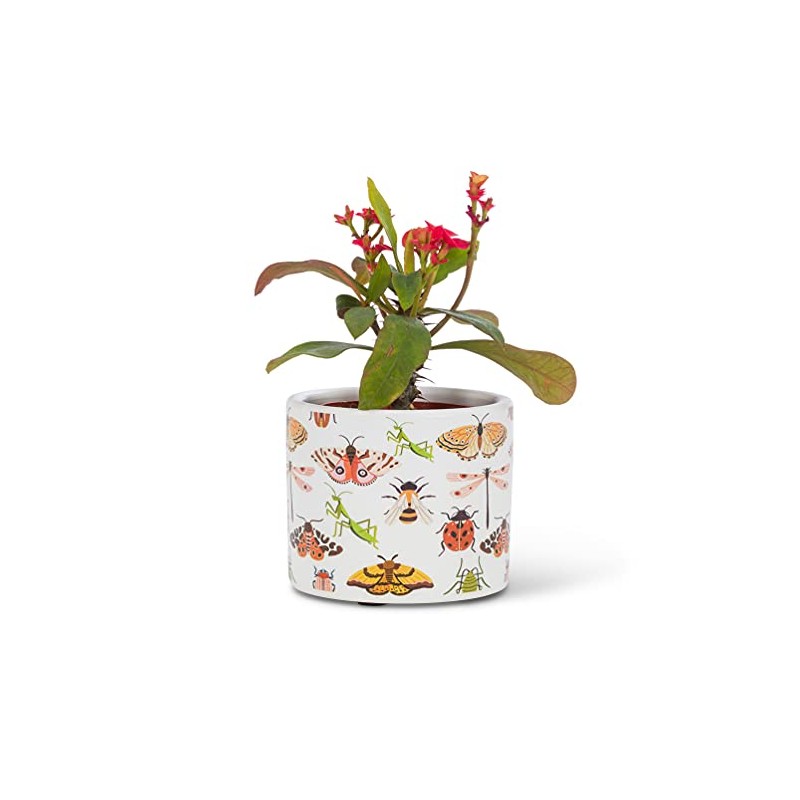 Abbott Collection Home Extra Small Allover Bugs Planter