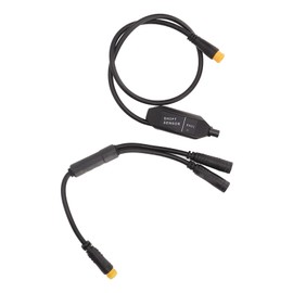 Gear Shift Sensor Cable, Bike Shift Sensor with 21cm 1T2 Brake Splitter for Bafang Mid Mount Motor