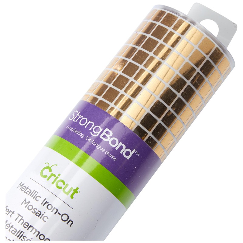 Cricut Metallic Iron On | Mosaic Squares Gold | 61
