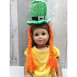JustAskJoyce Collections Accessories, Hair Fashion, St. Patrick's Day, Gnome for 18-Inch Dolls