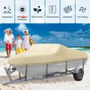NEXCOVER Trailerable Boat Cover, Length: 17’-19’ Beam Width: up to
