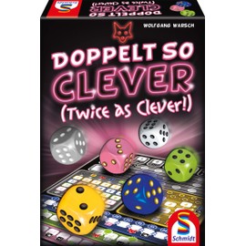 Schmidt | Doppelt so Clever | Strategy Dice Game | Ages 8+ | 1-4 Players | 30 Minutes Playing Time