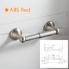 BGL Bathroom Hardware Set Brushed Nickel Adjustable Expandable Bath Towel