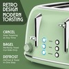 Mueller Retro Toaster 4 Slice with Extra Wide Slots Bagel,