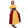 COSDREAMER Vestidos renacentistas para mujer traje medieval irlandés largo sobre