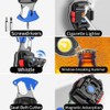 BY-J LED Small Flashlight Multitool, Rechargeable Keychain Light, COB Multi-Function