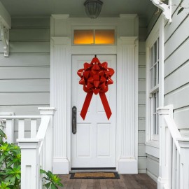 Car Bow Store Big 28" Front Door Bow For House - Red