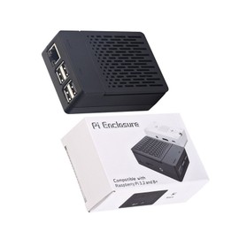 GeeekPi Raspberry Pi 3B+ Case Raspberry Pi 3/2 Model B Case with Cooling Fan and 3pcs Heatsink (Rasberry Pi Board Not Included) (Black)