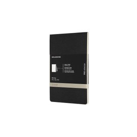 Moleskine Professioneller PROPAD3BK Block (Large/A5, Liniert, Kartoneinband) Schwarz