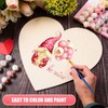 AWIZOM 3 Pcs 16 Inch Unfinished Wooden Hearts for Crafts