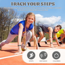 Digital Waterproof Pedometer Watch - Non-Bluetooth Step Counter Watch, Fitness Watch Silent Vibrating Alarm Clock Fitness Tracker without Smartphone LED Digital Watch for Adult Men Women(Black)