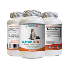 MY LUCKY PETS LLC cat UTI Health - CAT Urinary Health Formula - Support Bladder Health - Natural Complex - Corn Silk for Cats - 1 Bottle (90 Treats)